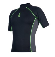Рашгард Fourth Element Hydroskin Короткий Рукав Black Green, муж.