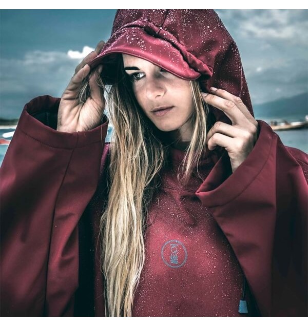 Пончо Fourth Element Storm Poncho Burgundy