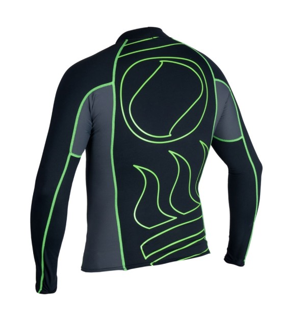 Рашгард Fourth Element Hydroskin Black Green
