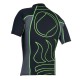 Рашгард Fourth Element Hydroskin Короткий Рукав Black Green, муж.