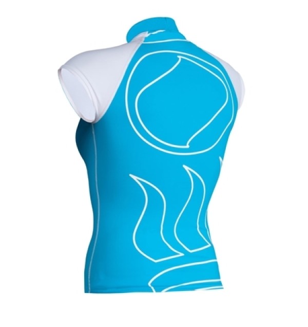 Рашгард Fourth Element Hydroskin Короткий Рукав Aqua White, жен.