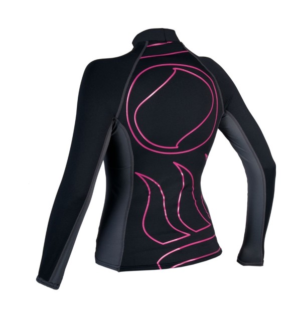 Рашгард Fourth Element Hydroskin Длинный Рукав Black Pink, жен.