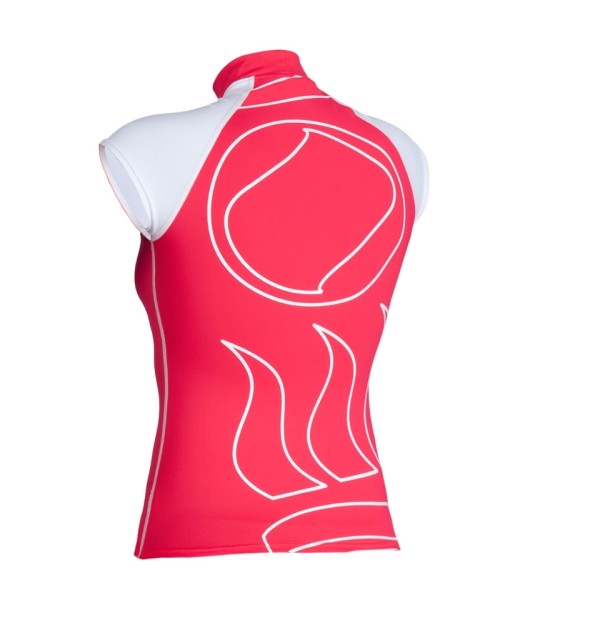 Рашгард Fourth Element Hydroskin Короткий Рукав Coral White, жен.