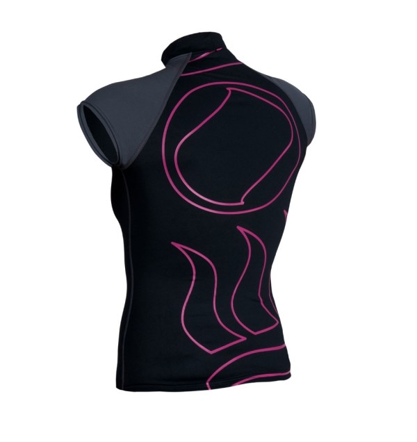 Рашгард Fourth Element Hydroskin Короткий Рукав Black Pink, жен.