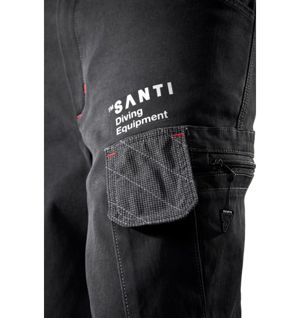 Шорты Santi Scuba Denim Shorts