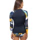 Рашгард Fourth Element Hydroskin Ocean Positive Длинный Рукав Midnight Pattern, жен.