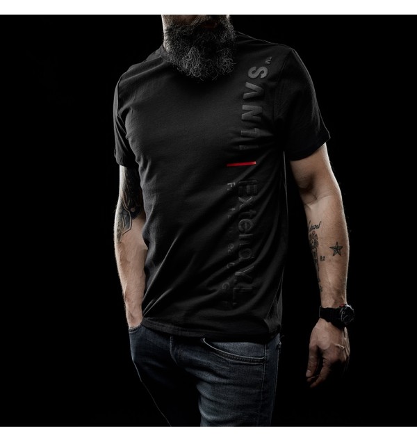 Футболка Santi Flock black