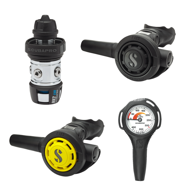 Регулятор Scubapro MK2 + EVO DIN 300 / R095 + октопус R095 + манометр Compact