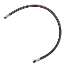 Шланг LP для регулятора гибкий Miflex 60 cm 3/8'' UNF черный с красной полосой