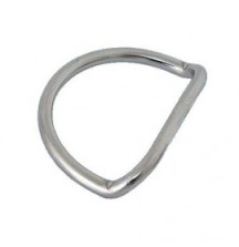 D-Ring OMS 5 cm Сталь, Изогнутый