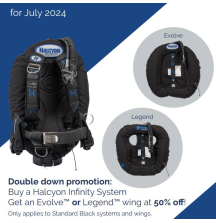 Комплект Halcyon Infinity 20, 30, 40(стандарт) + крыло Evolve/Legend с 50%