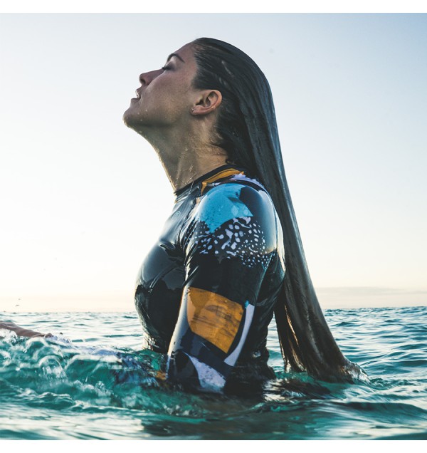 Рашгард Fourth Element Hydroskin Ocean Positive Длинный Рукав Midnight Pattern, жен.